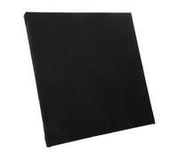 Housoutil fournitures d'artistes carton entoilé noir tableau à peindre carré en coton fournitures de peinture pour la peinture sur toile petites toiles à peindre bois Black