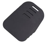Housoutil Genouillères de Jardinage 4pcs en Eva Épaisses et Portables, Coussins Noirs pour Protéger Les Genoux Lors Peinture ou Plomberie