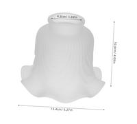 Housoutil Glass Lampshade For Ceiling Lights Small Floral Pendant Lamp Shade With Hole Diameter Nordic Style Hanging Light Cover For Living And Bedroom