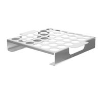 Housoutil Grille à Poivrons en Acier Inoxydable 36 Trous Robuste pour Barbecue et Four Accessoire de Cuisson pour Rôtir Légumes et Jalapeños