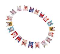 Housoutil Guirlande de Fanions 21X14 CM Style Japonerie Motif Chat Amulette, Bannière Décorative Suspendue pour Restaurant Japonerie et Fêtes, Décoration Intérieure et Extérieure