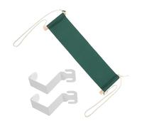 Housoutil Hamac de Pied Ergonomique Réglable sous Bureau Repose Portable Vert pour Bureau et Voyage Support Confortable pour Jambes et Posture Améliorée