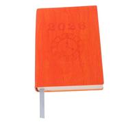 Housoutil Horaire 2026 cahier de planification d'études planificateur de journal quotidien carnet de notes agenda carnet d'objectifs hebdomadaires livre de calendrier Papier Orange