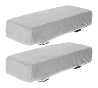 Housoutil Housse D’Accoudoir en Mousse Haute Élasticité 5 CM Paire de Coussins Repose-Coude Noirs pour Chaise de Bureau Fauteuil Roulant et Chaise Gaming Accessoires Ergonomiques pour