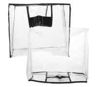 Housoutil Housse de Valise Transparente en PVC 2pcs, Protège Bagage Réutilisable et Visible, Protection la Poussière et l'eau pour Valise de 18 Pouces en Voyage