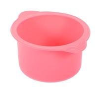 Housoutil Json Data Bol Silicone Chauffe-Cire 400 Ml Résistant Haute Température pour Épilation des Aisselles Femme Pot Mélangeur Facile à Nettoyer, Bol Chauff
