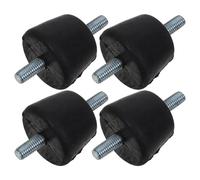 Housoutil Kit 4 Coussinets Anti-Vibrations en Caoutchouc pour Climatiseur Extérieur Supports Isolateurs Amortisseurs de Bruit et Vibrations Pieds Antidérapants Résistants pour Compresseur