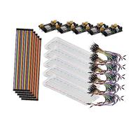 Housoutil Kit Complet De Platine D'expérimentation Électronique 830 Trous Module d'alimentation 65 40 Broches Kit De Câbles De 20 Cm pour L'apprentissage