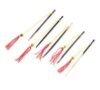 Housoutil Kit de 5 -oreilles en Corne Lanière, Outil de Nettoyage des Oreilles Portable, Travail Soigné, Ne Raye Pas, Élimine Efficacement le Cérumen Couleur Aléatoire