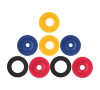 Housoutil Kit de 8 Limiteurs de Débit en Silicone 4 Tailles Différentes Joints D’Étanchéité Inclus Réducteur de Pression Compatible Pommeau Fixe Main Économie D’Eau et Installation