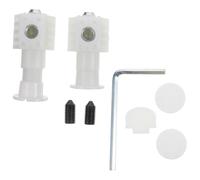 Housoutil Kit De Fixation Pour Toilette Murale Vis Épaisses Résistantes Corrosion Avec Joint Étanchéité Montage Latéral Stable Et Accessoires De Remplacement Pratiques Pour Wc Salle De Bain