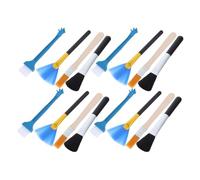 Housoutil Kit de Nettoyage Clavier 20pcs Brosses en Plastique et Bois pour Ordinateur et Appareils Électroniques, Anti-poussière, Maison Voyage