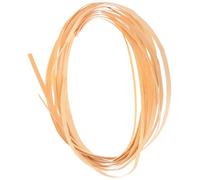 Housoutil Lamelles De Bambou Naturelles Pour Vannerie Et Décoration De Table Mariage Bandes Plates Flexibles Pour Artisanat Diy 4 Rouleaux De Matériaux De Tissage Durable