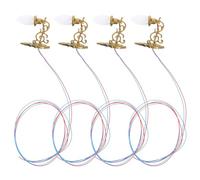 Housoutil Lampe Murale Miniature À LED 1:87 ModèLe RéDuit en Abs pour DéCoration De Maison De PoupéE Et Table De Sable avec LumièRe Jaune Chauffante