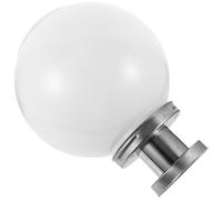 Housoutil Lampe Solaire Extérieure Sphérique Étanche 250 Mm De Boule, Applique Murale De Cour Pour Jardin Et Terrasse, Lumière Du Stigmate Solaire Écologique Et Solide