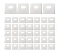 Housoutil Languettes Adhésives Réparation Facile et Rapide Lot de 60 en PVC Blanc Accessoires pour Stores Verticaux des Lamelles Cassées pour Stores de Fenêtre