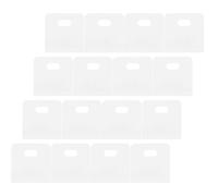 Housoutil Languettes de Réparation pour Stores Verticaux Blanc Auto-adhésives en Pom, Faciles à Utiliser, Lot de 20 Pièces pour Réparation de Lamelles de Rideaux