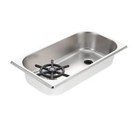 Housoutil Lave-verres Efficace Pour Bar Rinceur De Bouteilles Et De Gobelets Ensemble De Rinçage En Acier Inoxydable Nettoyage Rapide Et Complet