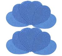 Housoutil Lingettes Coton Cœur 200 Pcs pour Ongles Gel Non Pelucheuses Nettoyage Colle Extensions Cils Usage Professionnel Voyage Bleu