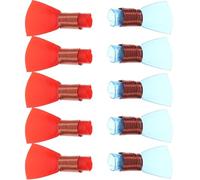 Housoutil Lot de 10 Anches de Suona en Plastique Pratiques Qualité Sonore, Accessoires Simples pour Instruments Traditionnels, Couleur Aléatoire, pour Musiciens
