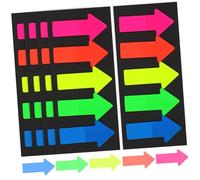 Housoutil Lot de 10 autocollants en forme de flèche pour indexation de livres et annotations pour étudiants et accessoires de lecture