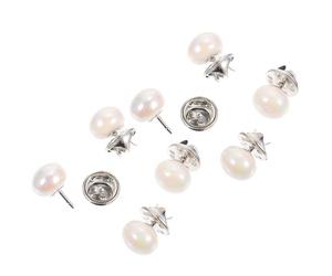 Housoutil Lot de 10 Mini Broches en Alliage Blanc Polyvalentes et Compactes, Épingles Décoratives pour Vêtements et Paquet, Fête Moisson ou Anniversaire
