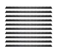 Housoutil Lot de 10 Picots en Acier Inoxydable et Plastique, Repousse Pigeons et Chats pour Clôtures et d'Extérieur