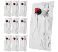 Housoutil Lot de 10 Pochettes à Vin Réutilisables 1L avec Bec Verseur Paquet Distributeur de Vin Portable Étanche pour Voyage Pique- et Activités en Plein Air