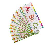 Housoutil Lot de 12 Cartes Murales pour Maternelle Cartes d'apprentissage Décoration Murale Alphabet pour Enfants Ligne D'Alphabet pour Papier
