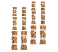 Housoutil Lot de 12 Mini Bottes de Foin Décoratives pour Maison de Poupée Fausse Paille Naturelle Miniature Accessoires Miniatures pour Loisirs Créatifs Scènes de Diorama et Décoration