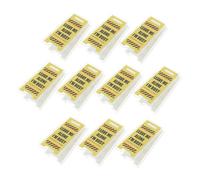 Housoutil Lot De 12 Mini-Notes En Acrylique Pour Bureau Accessoires Amusants Pour Organiser Notes De Collègues Mini-Clips De Bureau
