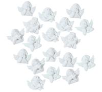 Housoutil Lot de 18 Breloques Ange à Dos Plat Diy, Décorations Scrapbooking pour Coque de Téléphone, Résine, Style Baroque, Taille Mini, Accessoires Créatifs, Couleurs Style Aléatoire