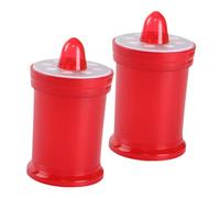 Housoutil Lot De 2 Bougies LED Décoratives De Noël sans Flamme pour Église Et Cimetière Coquillage Rouge
