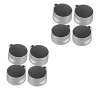 Housoutil Lot de 2 Boutons de Commande Robustes pour Cuisinière à Gaz Boutons de Rechange Confortables à Tenir pour Le Contrôle Du Brûleur Du Four 4 Pièces