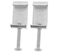Housoutil Lot de 2 colliers de serrage robustes en acier inoxydable pour raccords de conduits et brides durables et résistants à la corrosion pour le travail des métaux et le travail du bois