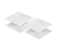 Housoutil Lot De 2 Déflecteurs Dair Pour Climatiseur De Plafond Déflecteur Daération Pour Climatisation Centrale Bouclier De Flux Dair Direct