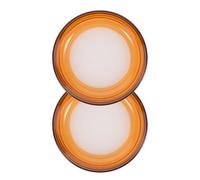 Housoutil Lot de 2 Humidificateurs en Plastique Transparent Orange Éponge pour Compter L'argenté, Humidificateur de Doigts pour Bureau, Accessoire de Bureau Professionnel pour Gestion