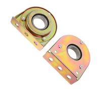 Housoutil Lot de 2 Paliers à Galet Coulissant pour Serrage Support de Roulement 6/10 Pouces en Acier Galvanisé Pièces de Rechange pour Poulie de Ventilation Agricole Base Stable pour