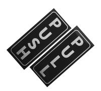 Housoutil Lot de 2 Panneaux Autocollants Pousser-Tirer pour Porte Vitrée Adhésif Puissant Couleur Noire et Blanche 12 X 5 CM Indicateurs Directionnels pour Bureaux Commerces et Lieux