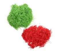 Housoutil Lot De 2 Paquets De Brins De Papier Raphia, Confettis, 400 G, Pour Remplir Des Paniers, Emballer Des Bijoux, Pour Anniversaires, Mariages, Fêtes