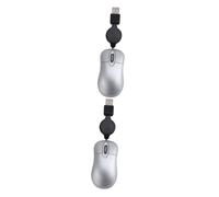 Housoutil Lot De 2 Souris Filaires Compactes avec Capuchon Muet 1600 Dpi Optique Facile À Utiliser Adaptées Aux Ordinateurs Domestiques Et Professionnels