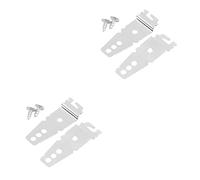 Housoutil Lot de 2 Supports de Montage pour Lave-vaisselle en Fer Robuste Kit Dinstallation Facile Comprenant 2 Vis