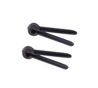 Housoutil Lot de 2 Supports pour Corde d'arc à Poulies Noirs en Abs, Accessoires de Tir à l'arc Robustes pour Fixation Rapide et Installation Facile en Archery