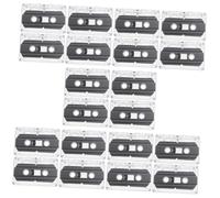 Housoutil Lot de 20 Cassettes D'enregistrement Audio Vierges De 30 Minutes Étui De pour Une Utilisation Facile