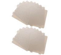 Housoutil Lot de 20 Feuilles de Mica Universelles pour Micro-Ondes Plaque de Mica Résistante à Haute Température Jusqu’À 600 °C Découpable 108X99 MM Accessoire de Réparation Thermique