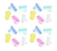 Housoutil Lot de 20 Guides-Fil en Plastique Multicolores pour Tricot et Crochet Anneaux Porte-Doigts Séparateurs de Fils Accessoires de Loisirs Créatifs pour Travaux Manuels