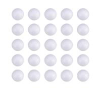 Housoutil Lot de 240 Boules Polystyrène Blanches Rondes Solides pour Artisanat, Découpage et Épinglage, pour Noël Saint-valentin