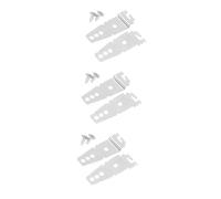 Housoutil Lot De 3 Clips De Montage Universels Pour Lave-vaisselle Supports De Montage Latéraux Pour Lave-vaisselle Construction En Fer Robuste Pour Une Longévité Accrue 2 Pièces X 3