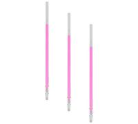 Housoutil Lot de 3 Crayons à Sourcils pour Tatouage Rose en Plastique, Stylo à Huile Simple, Facile à Remplacer, pour Tracer des Lignes Précises et Nettes