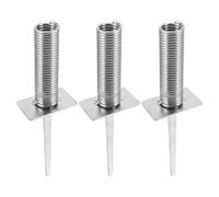 Housoutil Lot de 3 Piquets D'entraînement de Football Pointe à Ressort, Équipement D'agilité pour Terrain, Clous de Fixation Stables et Résistants pour Match et Entraînement